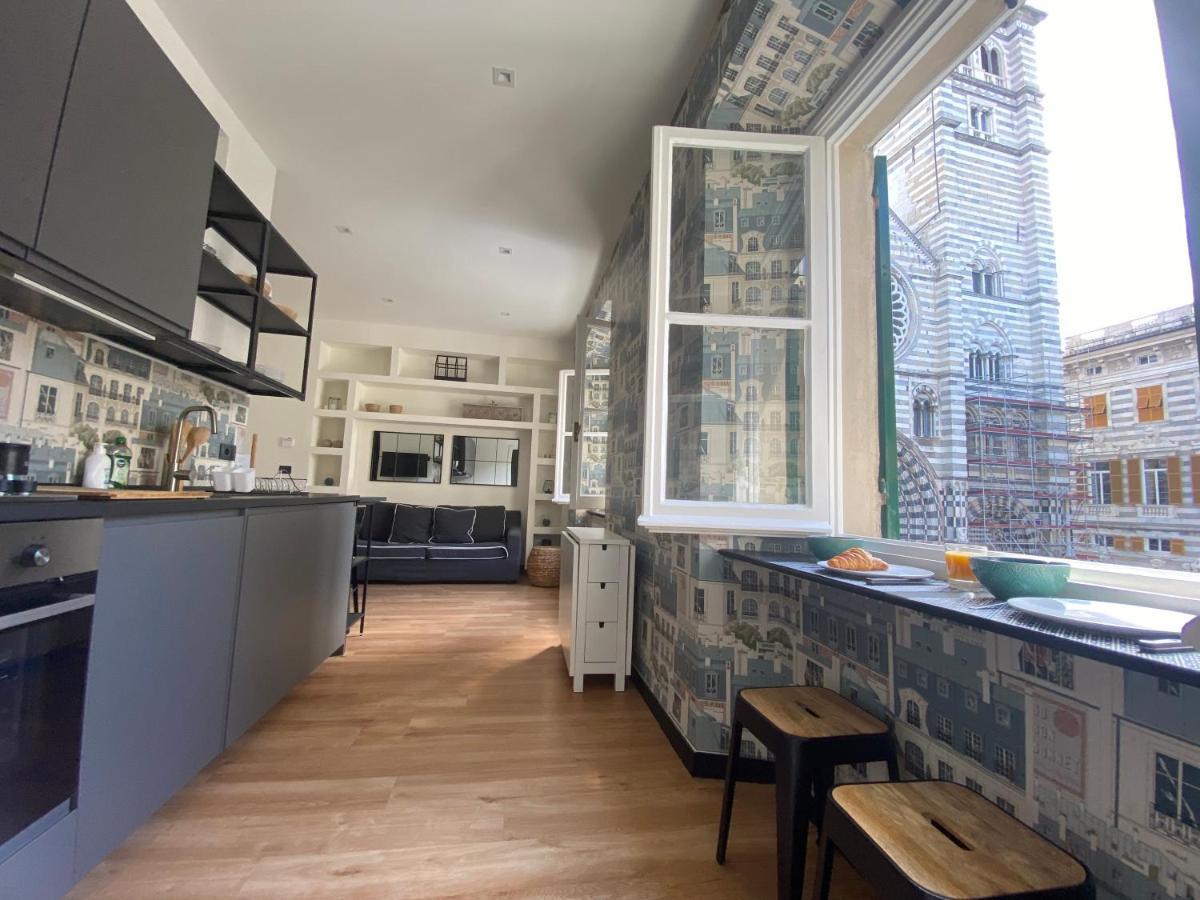 New Apartament In Front Of Genoa Cathedral Εξωτερικό φωτογραφία